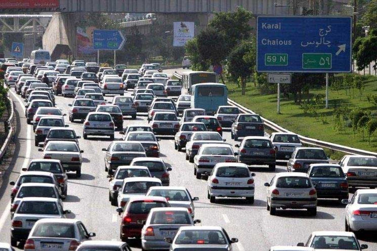 تردد ۲۷ میلیون خودرو در جاده های البرز