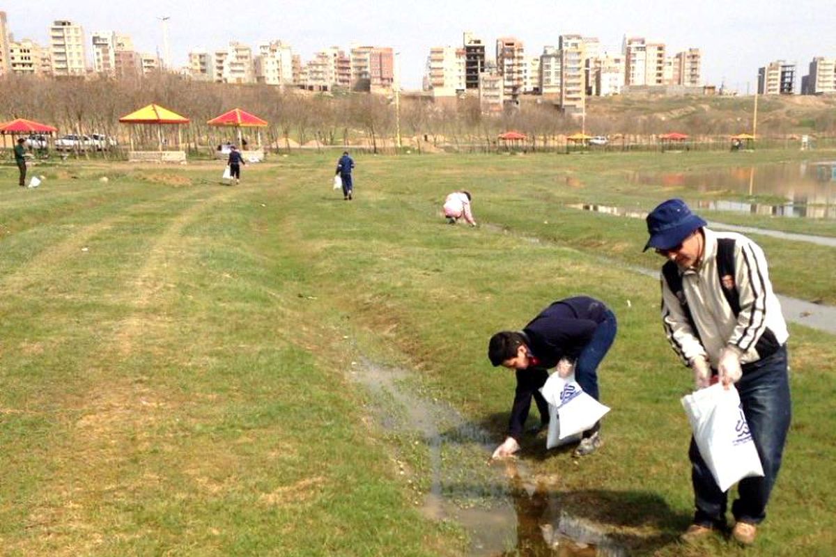 منطقه گردشگری شورابیل اردبیل پاکسازی شد