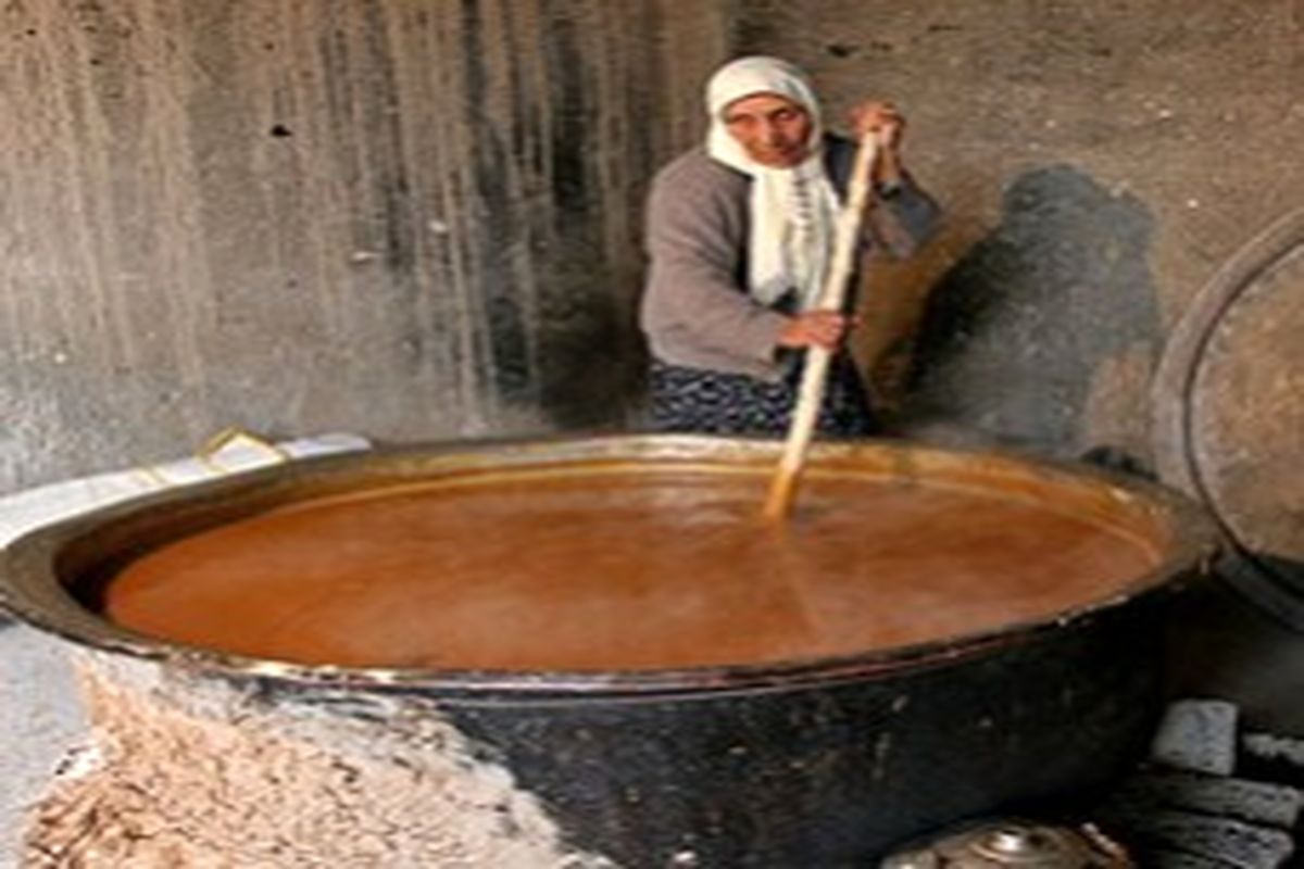 برگزاری جشنواره سمنوی شهر درق خراسان شمالی