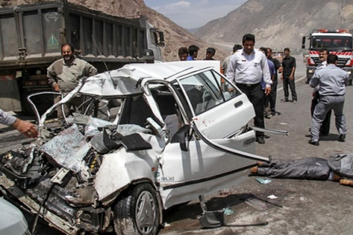 ۲ کشته در نتیجه سانحه رانندگی در جاده چالوس