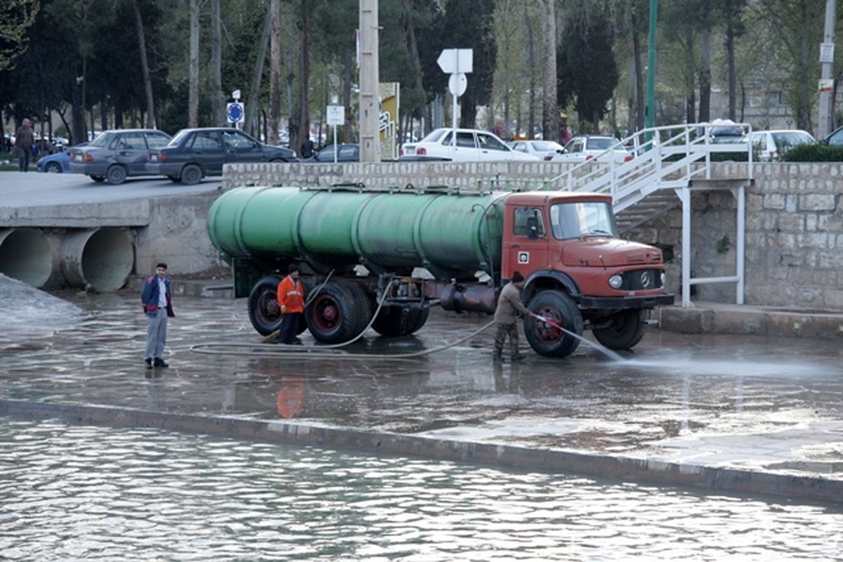 شستشوی خودکار خیابان/عکس