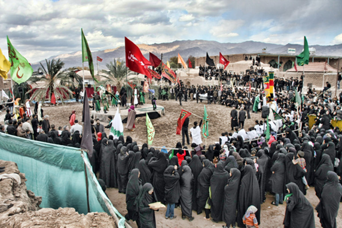 بازسازی واقعه عاشورا در ده زیار کرمان