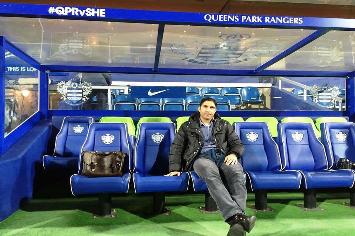 هلی کوپتر در زمین QPR