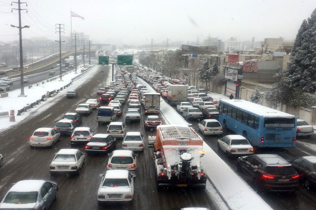 برف و باران افزایش می‌یابد