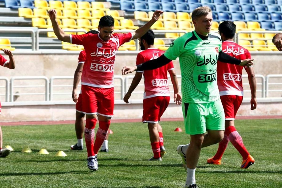 کرمی در تمرین پرسپولیس حاضر شد