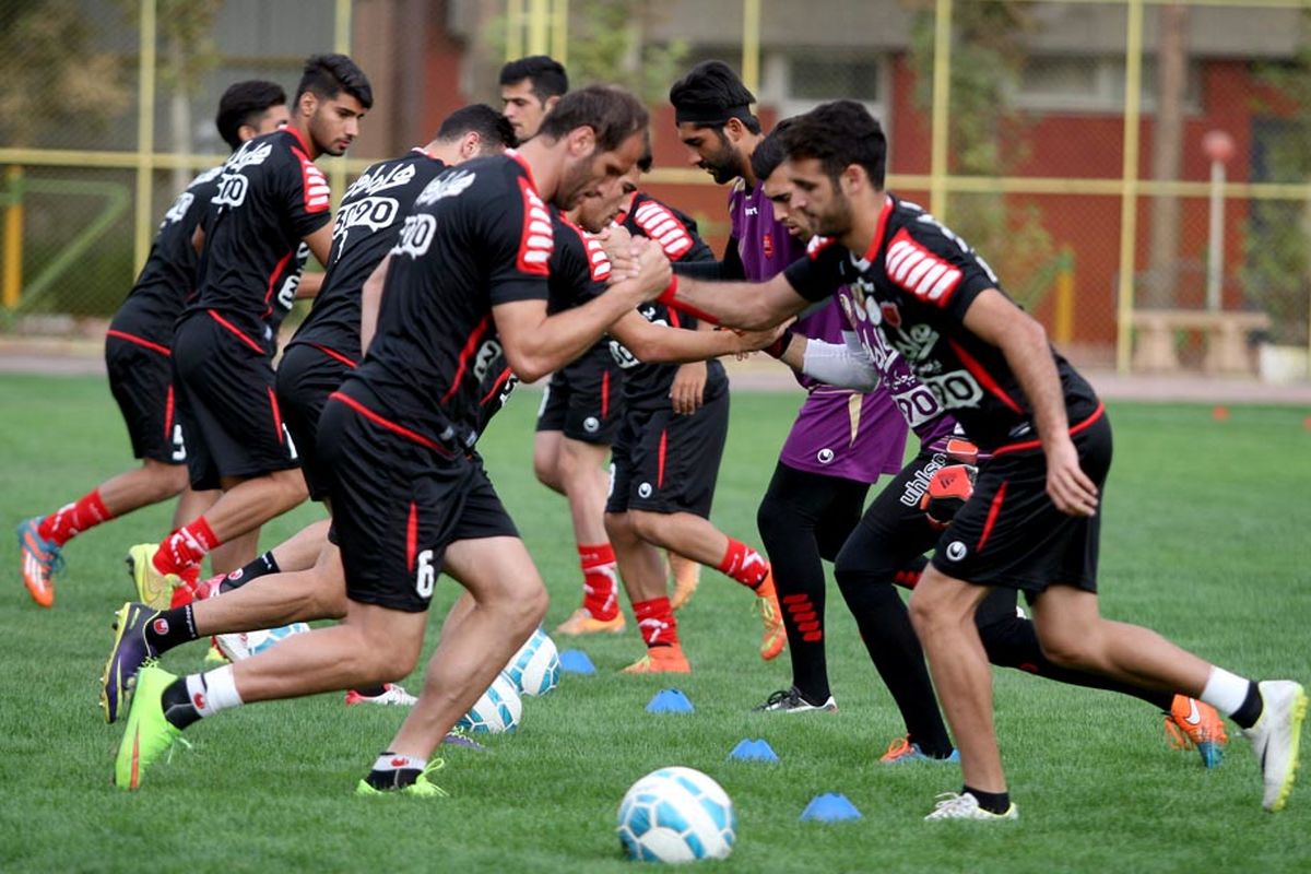 رونمایی از شماره هشت پرسپولیس در تمرین امروز +عکس