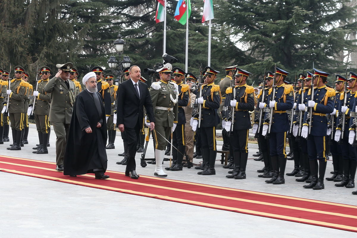 استقبال رسمی روحانی از الهام علی اف