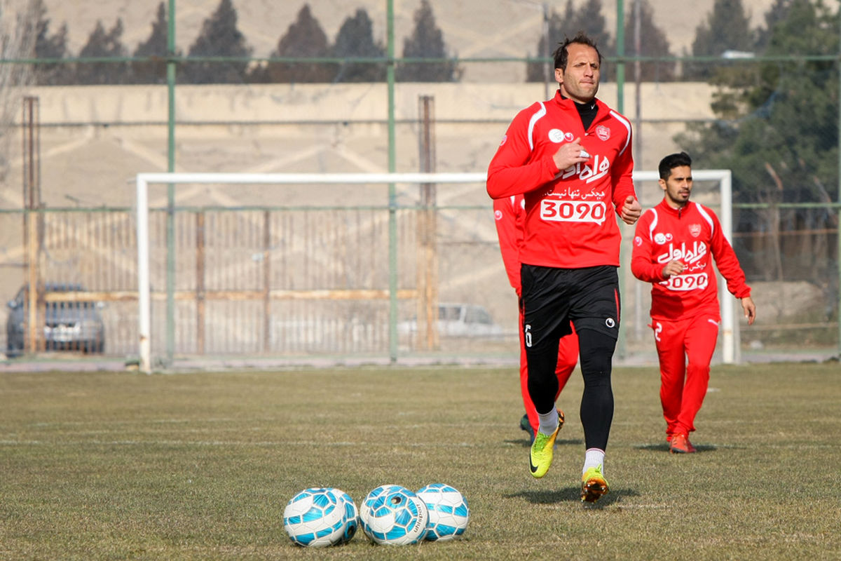 بنگر در تمرینات گروهی پرسپولیس شرکت کرد