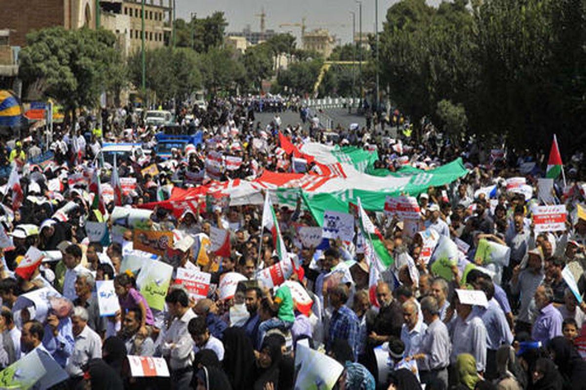 دعوت رئیس اداره ورزش و جوانان جهت حضور ورزشکاران در راهپیمایی روز قدس