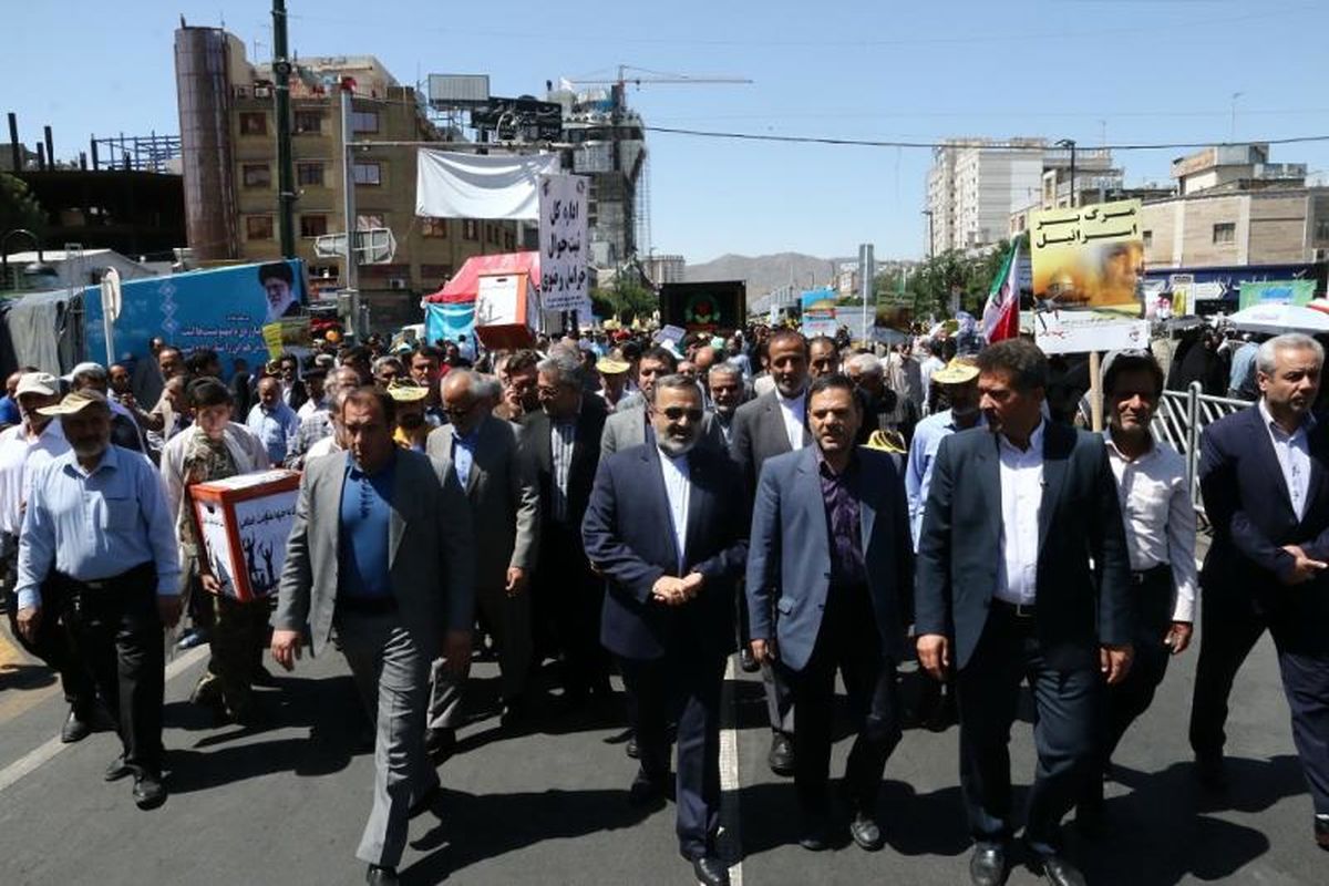 پیام حضور گسترده ی مردم در راهپیمایی روز قدس، وفاداری آنان به آرمان فلسطین است