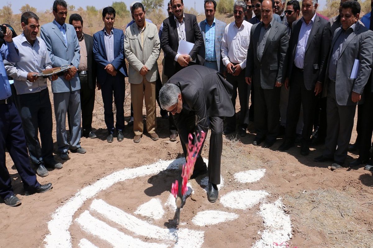 کلنگ زنی همزمان هفت مجتمع تامین آب روستایی در شهرستان کرمان