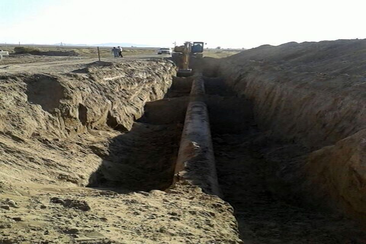 ترمیم پوشش خط لوله در محدوده روستای دشت زر انجام شد