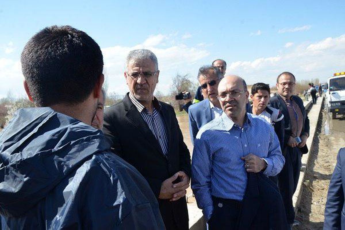 بازدید مدیر عامل شرکت مهندسی آب فاضلاب کشور از مناطق سیل زده استان آذربایجان غربی