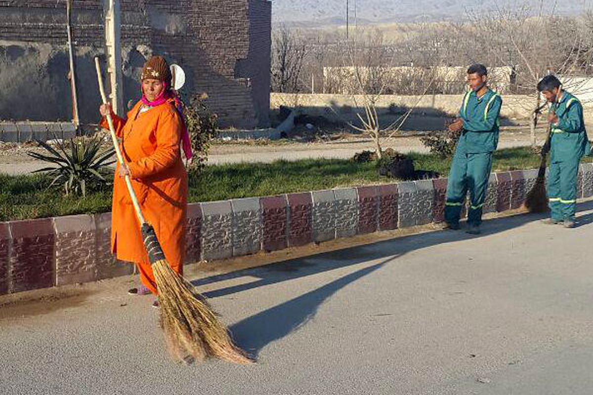 تقدیر از تنها رفتگر زن ایرانی