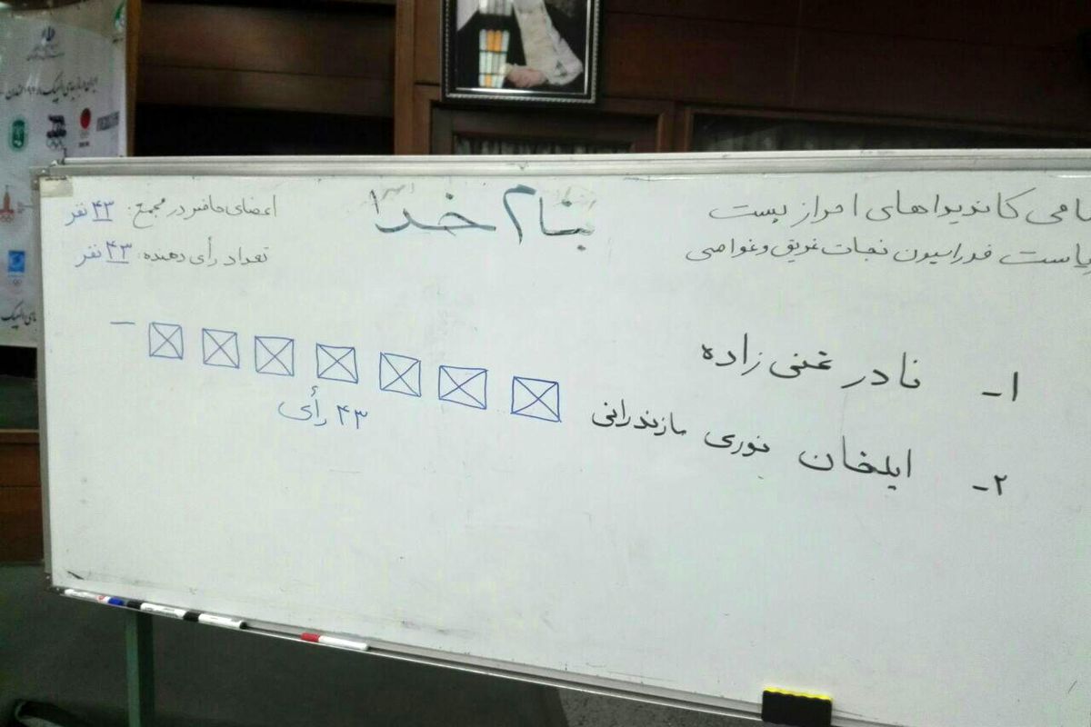 ایلخان نوری مازندرانی، رییس فدراسیون نجات غریق و غواصی شد