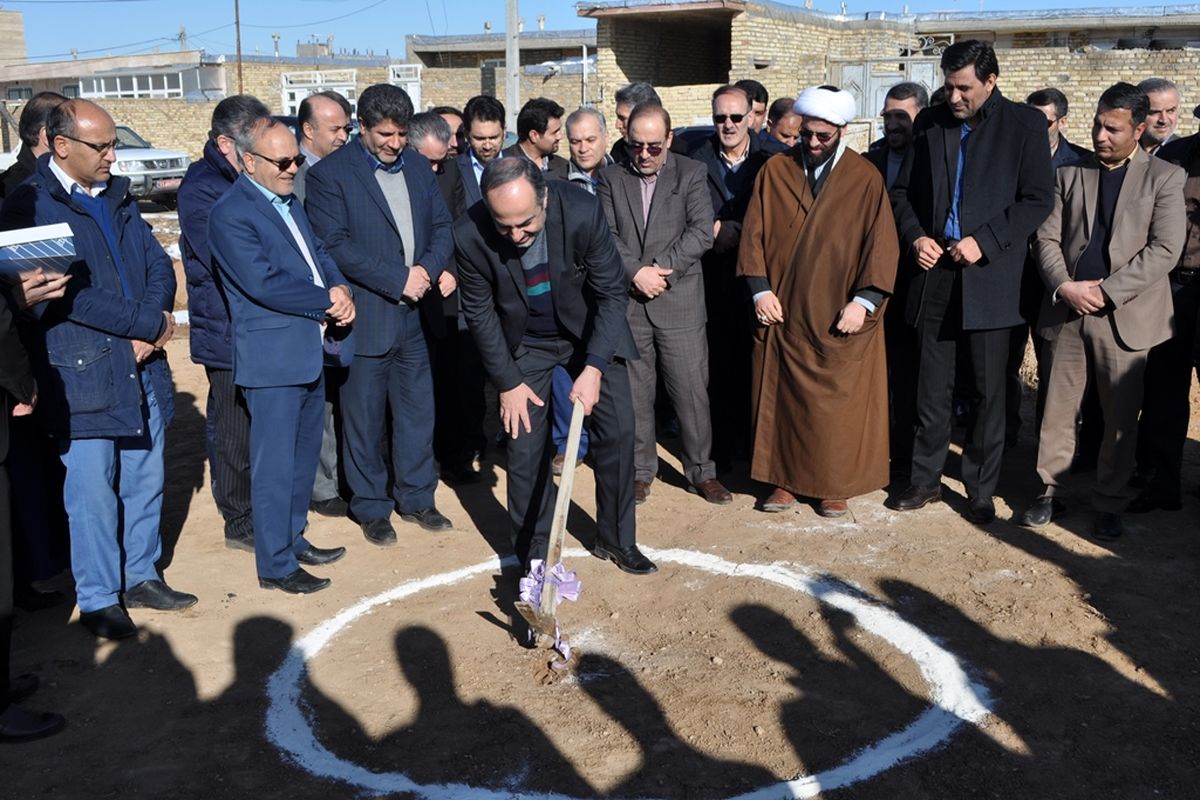 کلنگ احداث کانون پرورش فکری کودکان و نوجوانان سجاس بر زمین خورد