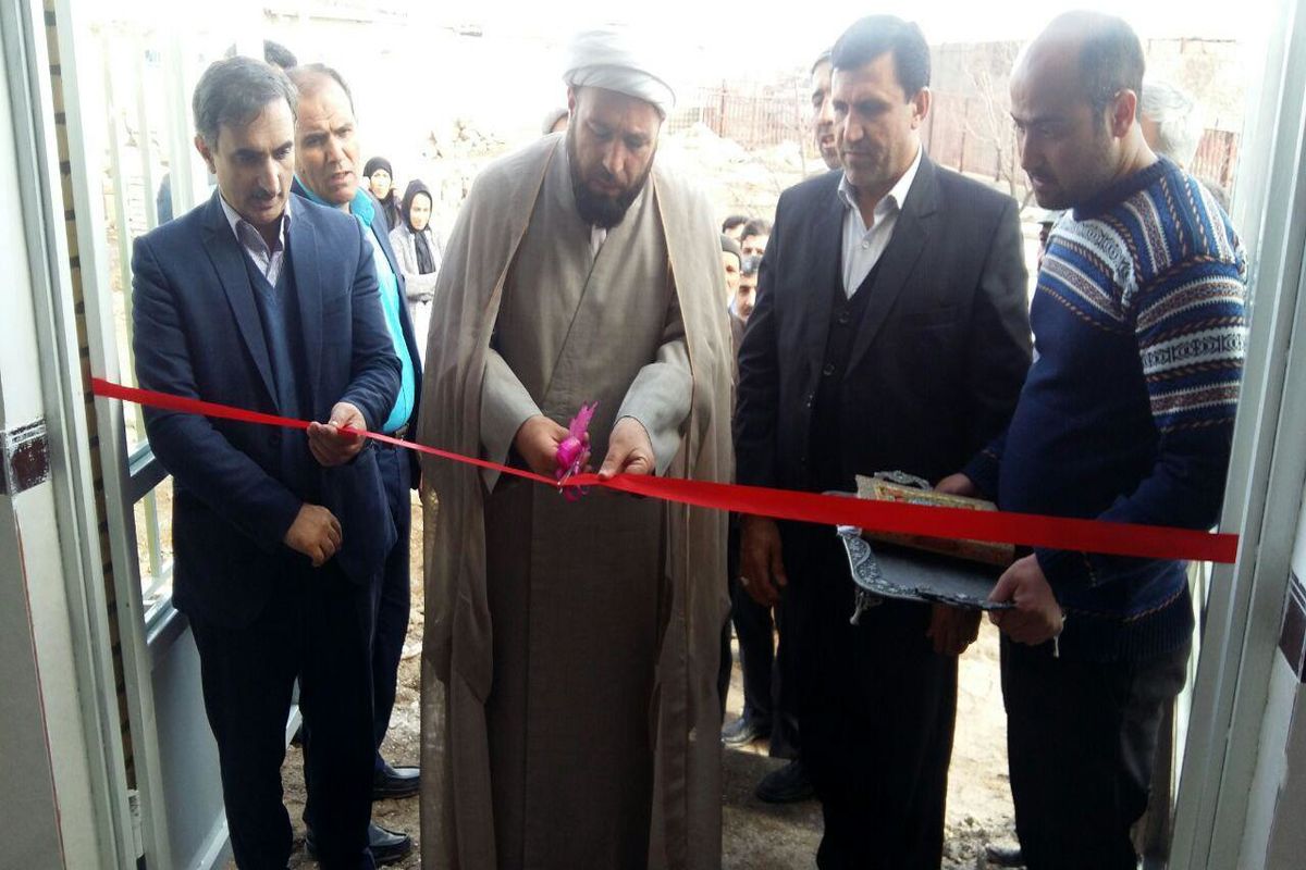 افتتاح خانه بهداشت روستای شهیدآباد در شهرستان آوج