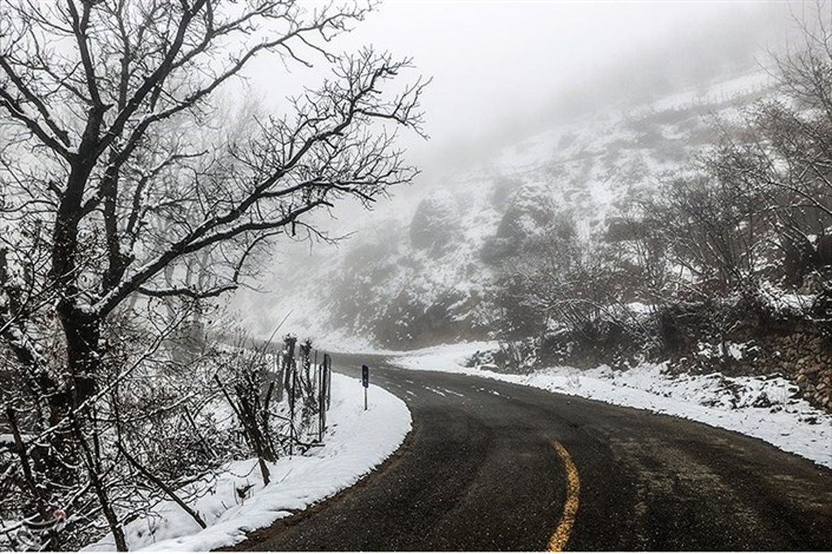 بارش برف و باران در ۱۸ استان کشور