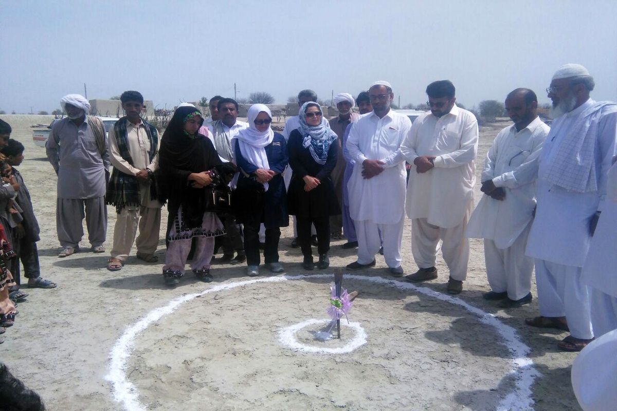 کلنگ ساخت دبستان چهار کلاسه در بخش تلنگ به زمین زده شد