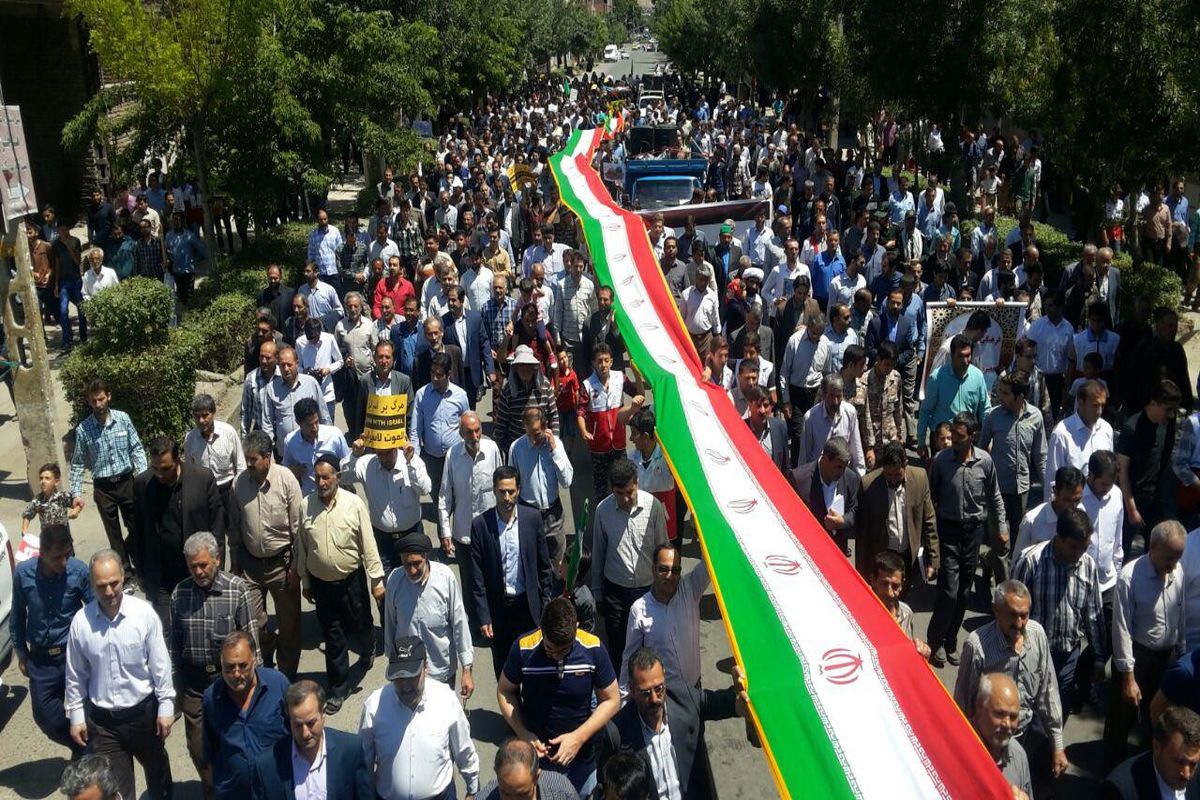 پیام حضور گسترده ی مردم در راهپیمایی، وفاداری به آرمان فلسطین است