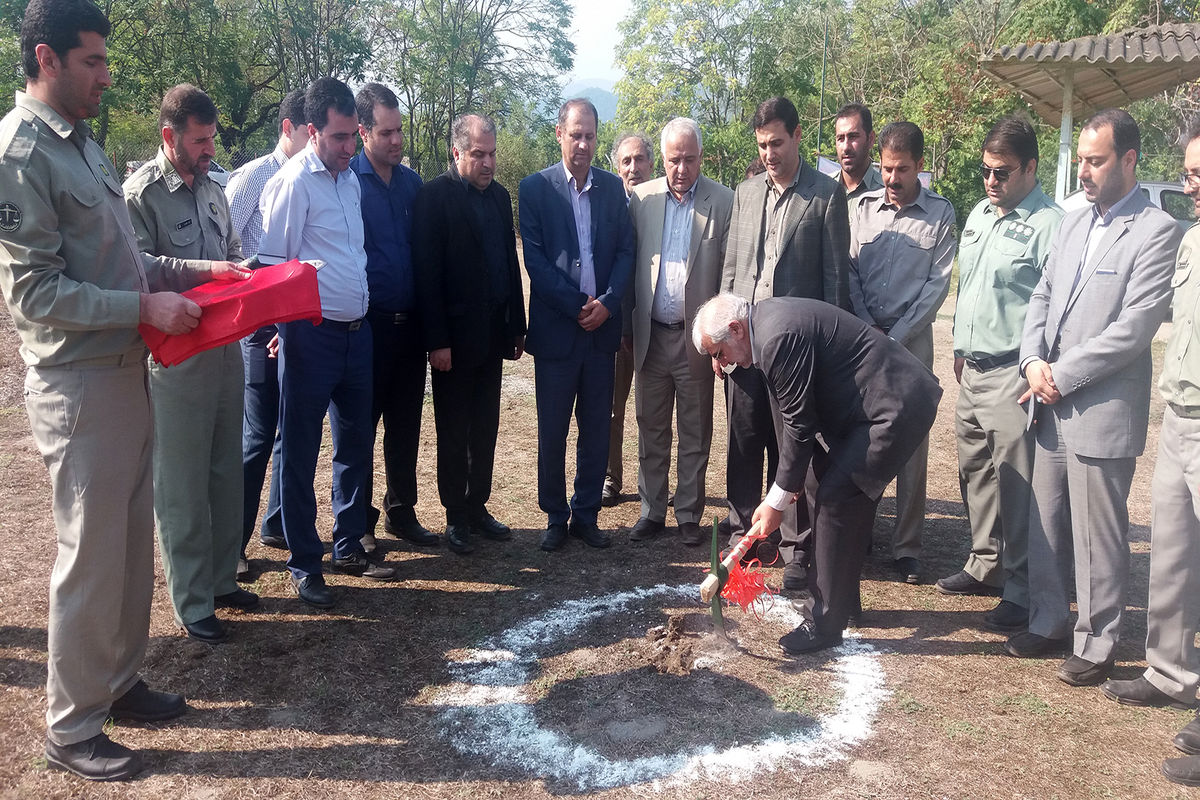 آغاز عملیات کلنگ زنی پاسگاه محیط بانی جوکندان تالش