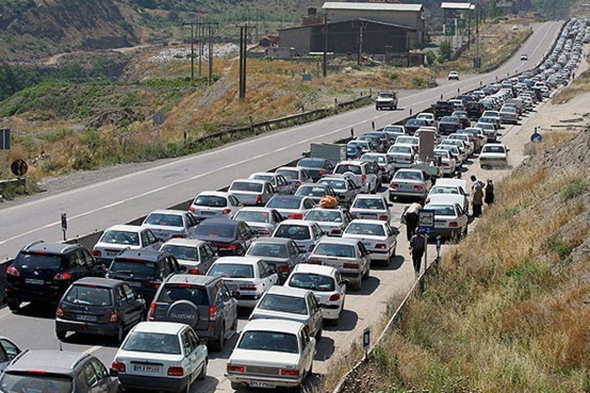 ترافیک پرحجم و روان درجاده های گیلان