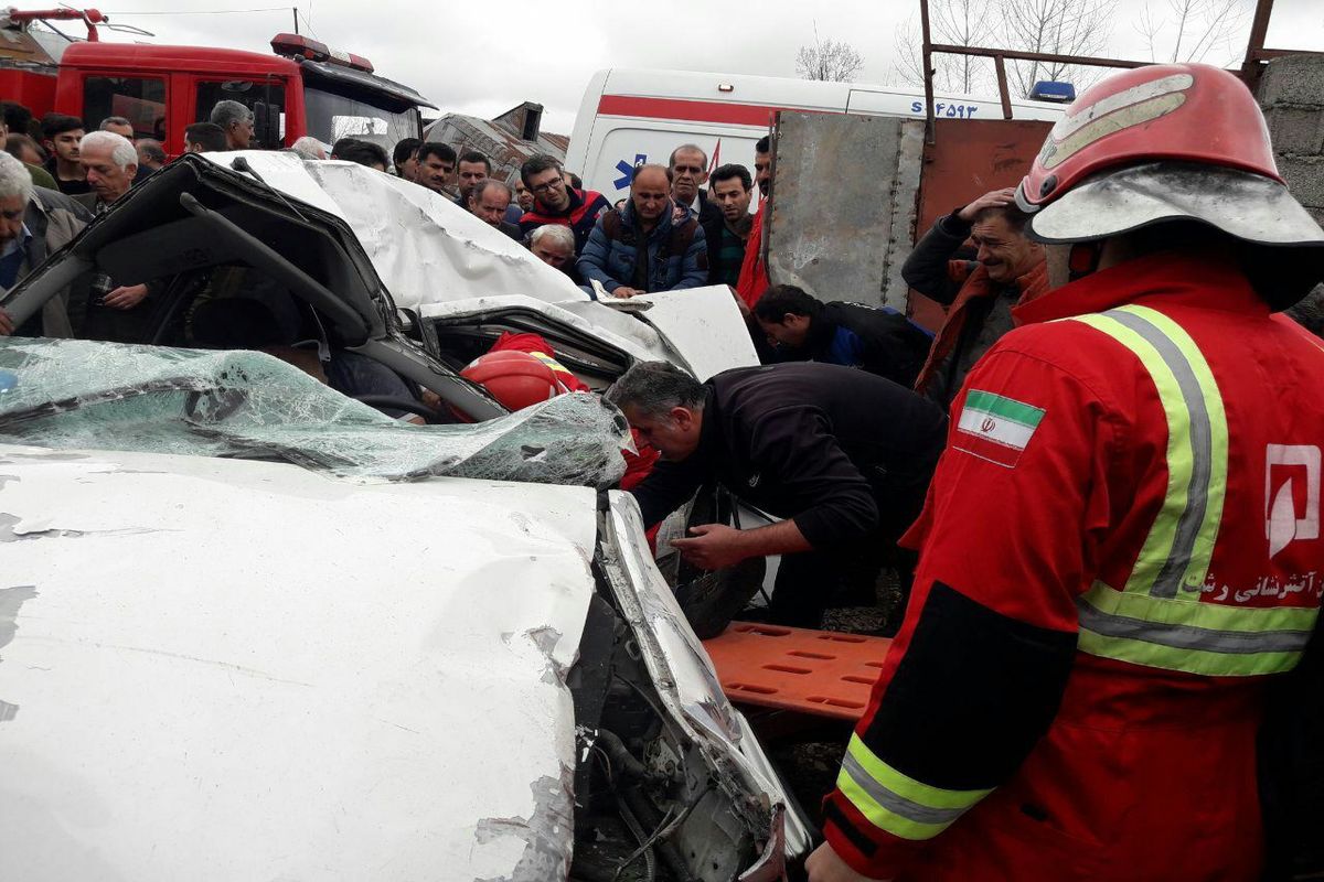 تصادف مرگبار در جاده پیربازار رشت