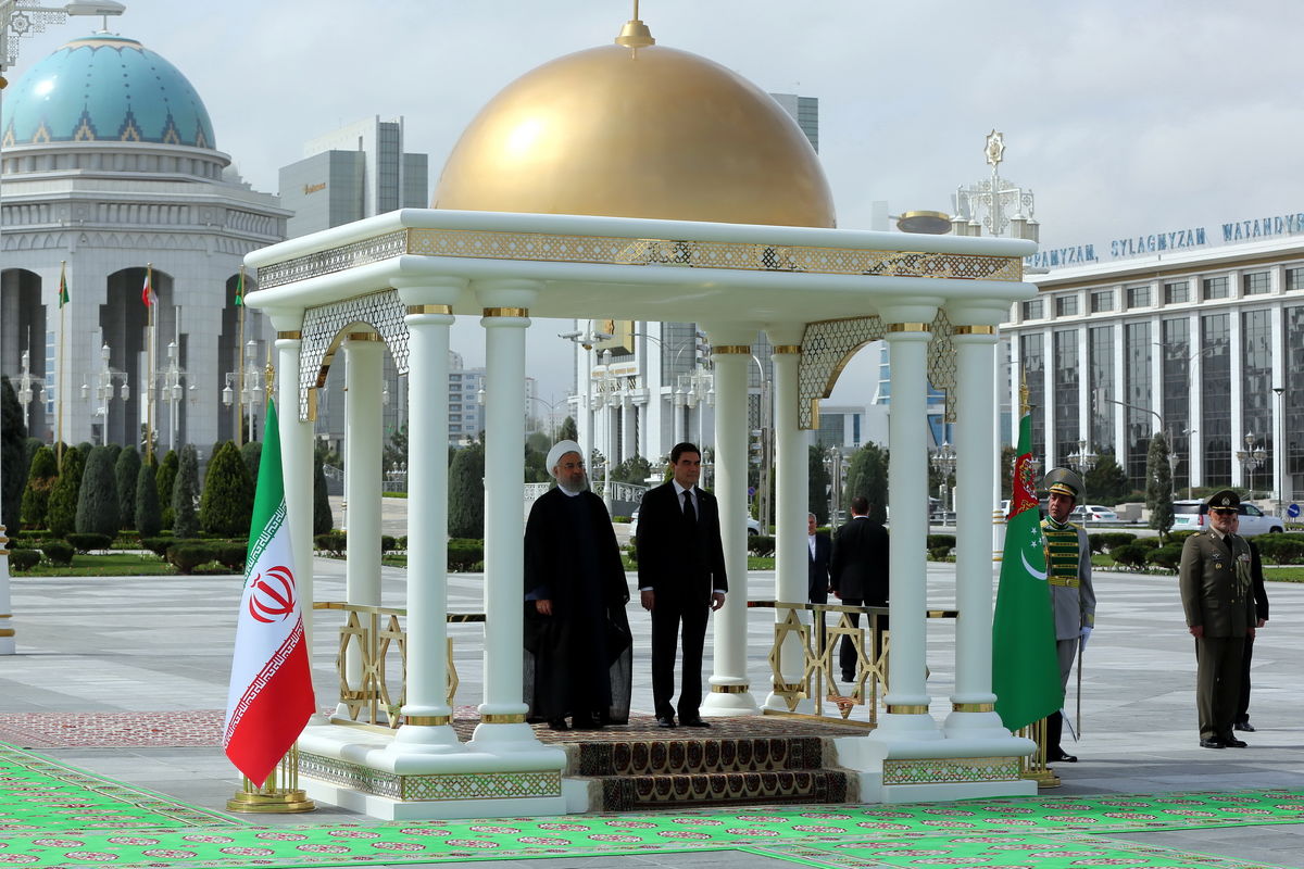 مراسم استقبال رسمی از دکتر روحانی آغاز شد