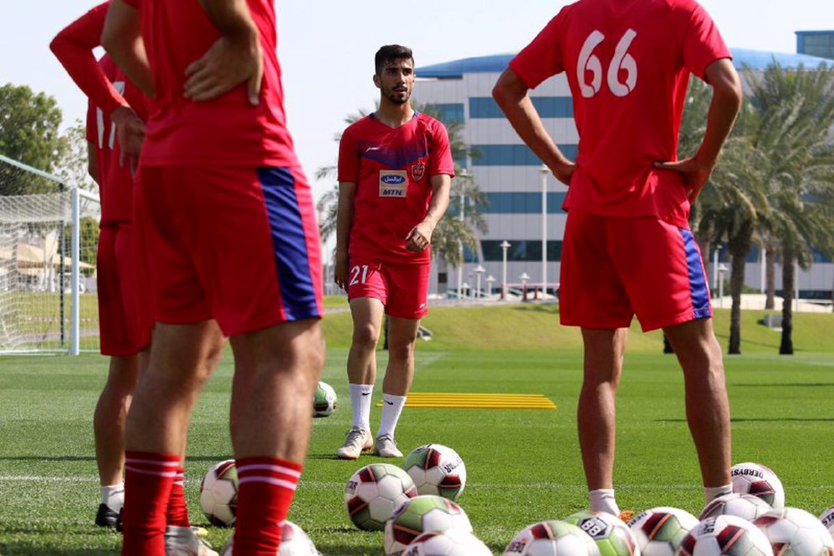 فوتبال پرسپولیس با چهار دروازه و تحت فشار انجام شد/ مصدومان هم تمرین کردند