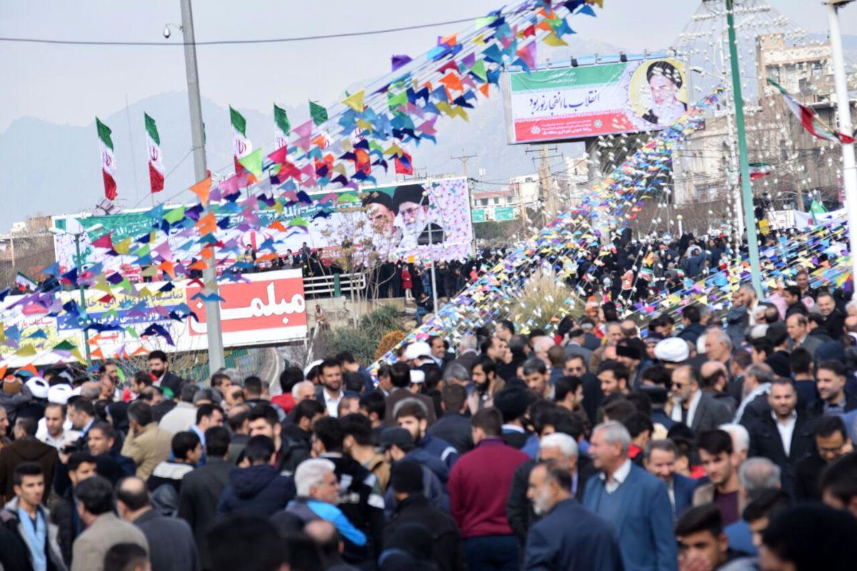 حضور حماسی مردم لرستان در شکوه بی نظیر راهپیمایی ۲۲بهمن