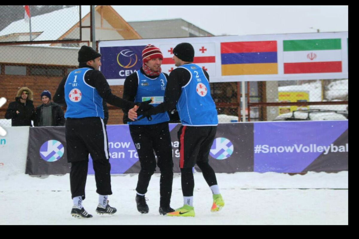 پنجمی نمایندگان ایران در تور والیبال برفی گرجستان