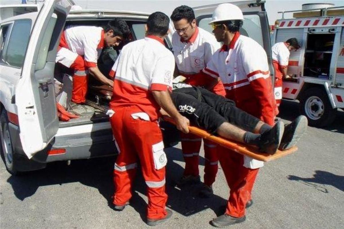 زمان حضور امدادگران هلال احمر به محل حادثه ۱۲ دقیقه است