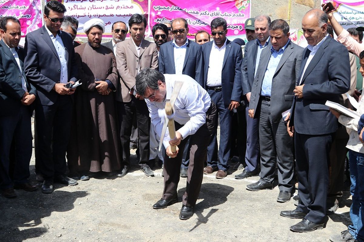 آغاز احداث شبکه فاضلاب روستایی در بشاگرد