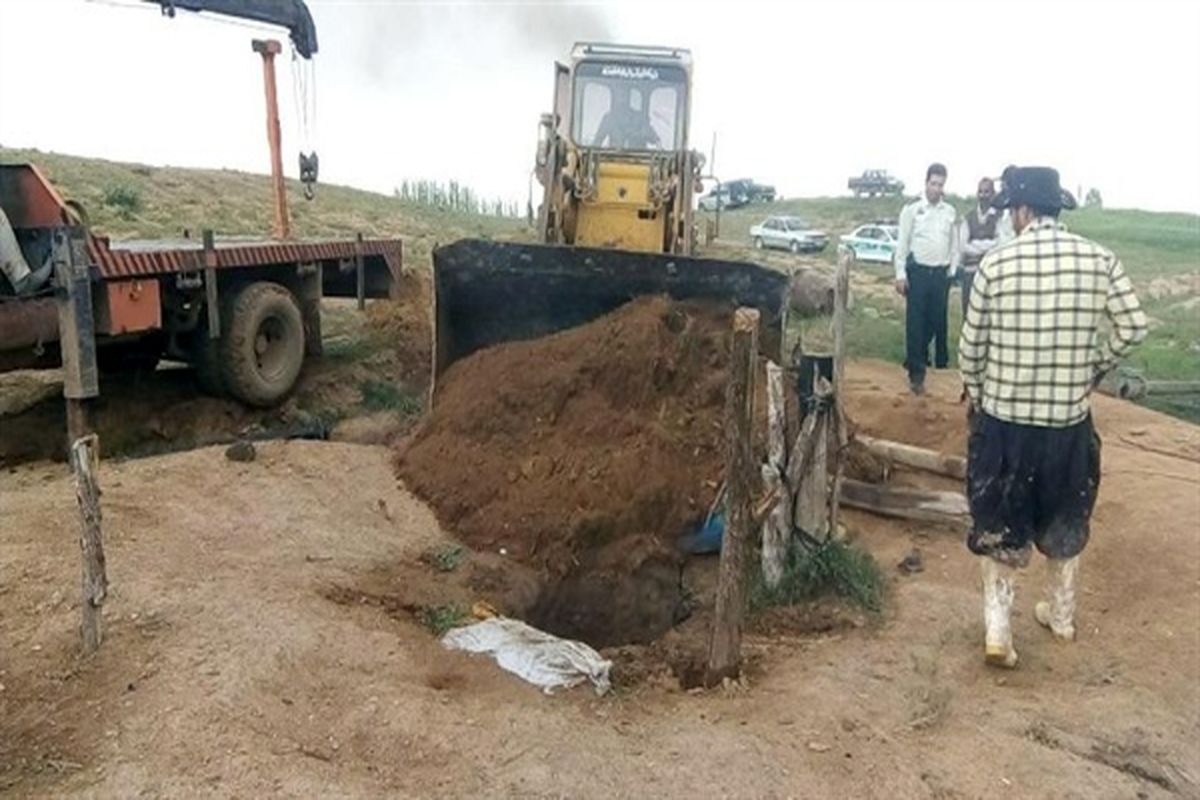 ۱۸ حلقه چاه غیرمجاز در شهرستان خدابنده پر و مسلوب المنفعه گردید