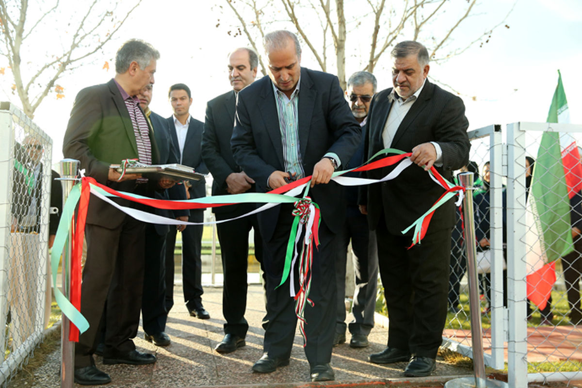 برگزاری مراسم بهره برداری از زمین چمن مصنوعی