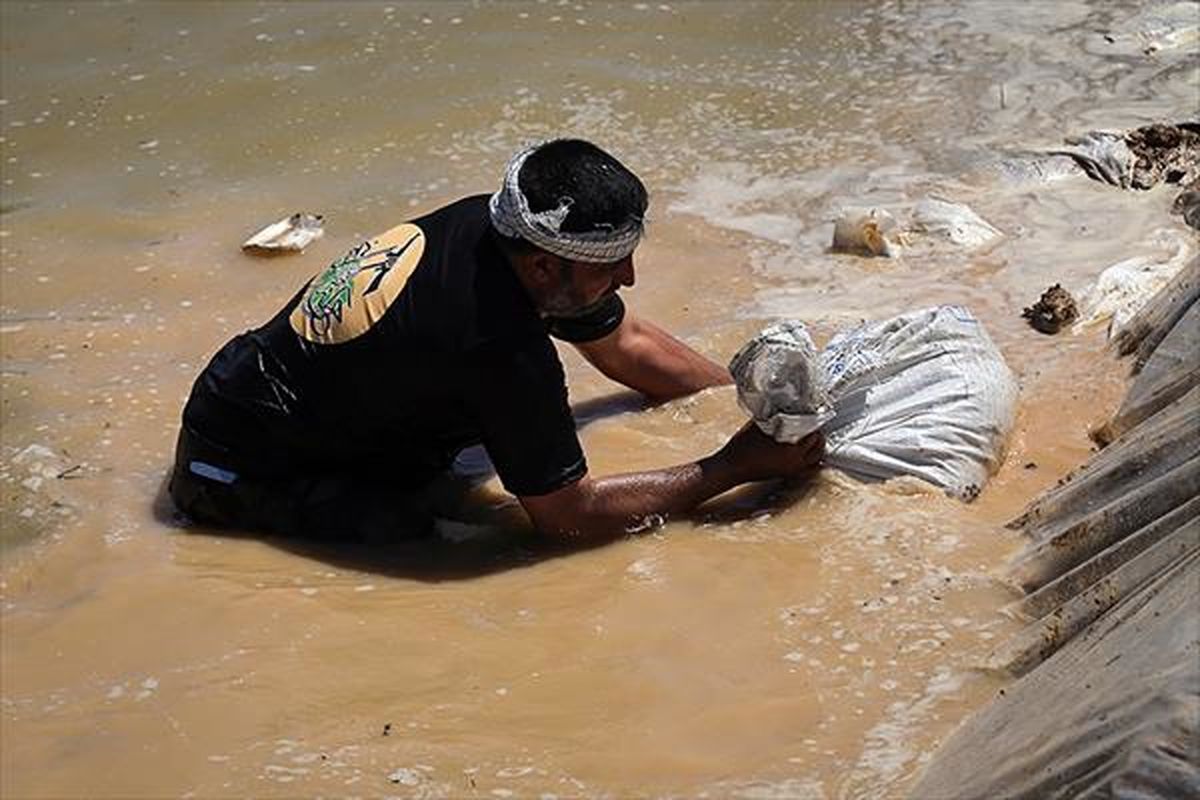 کمک‌رسانی نُجَباء به سیل‌زدگان اهواز و حمیدیه