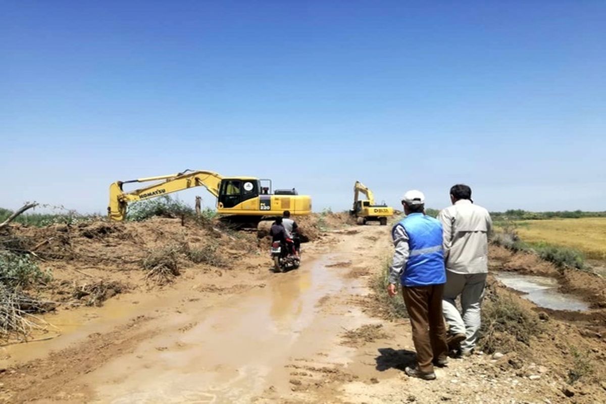 کانال انحراف آب سلمان به ملاشیه بسته شد