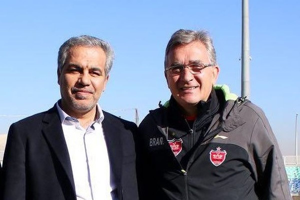 دیدار مدیر عامل باشگاه پرسپولیس با برانکو و سرخپوشان