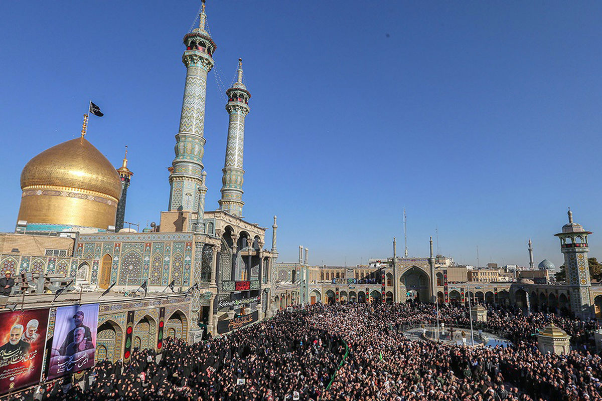 پیکر مطهر شهید مظفری‌نیا در جوار کریمه اهل بیت(ع) آرام گرفت