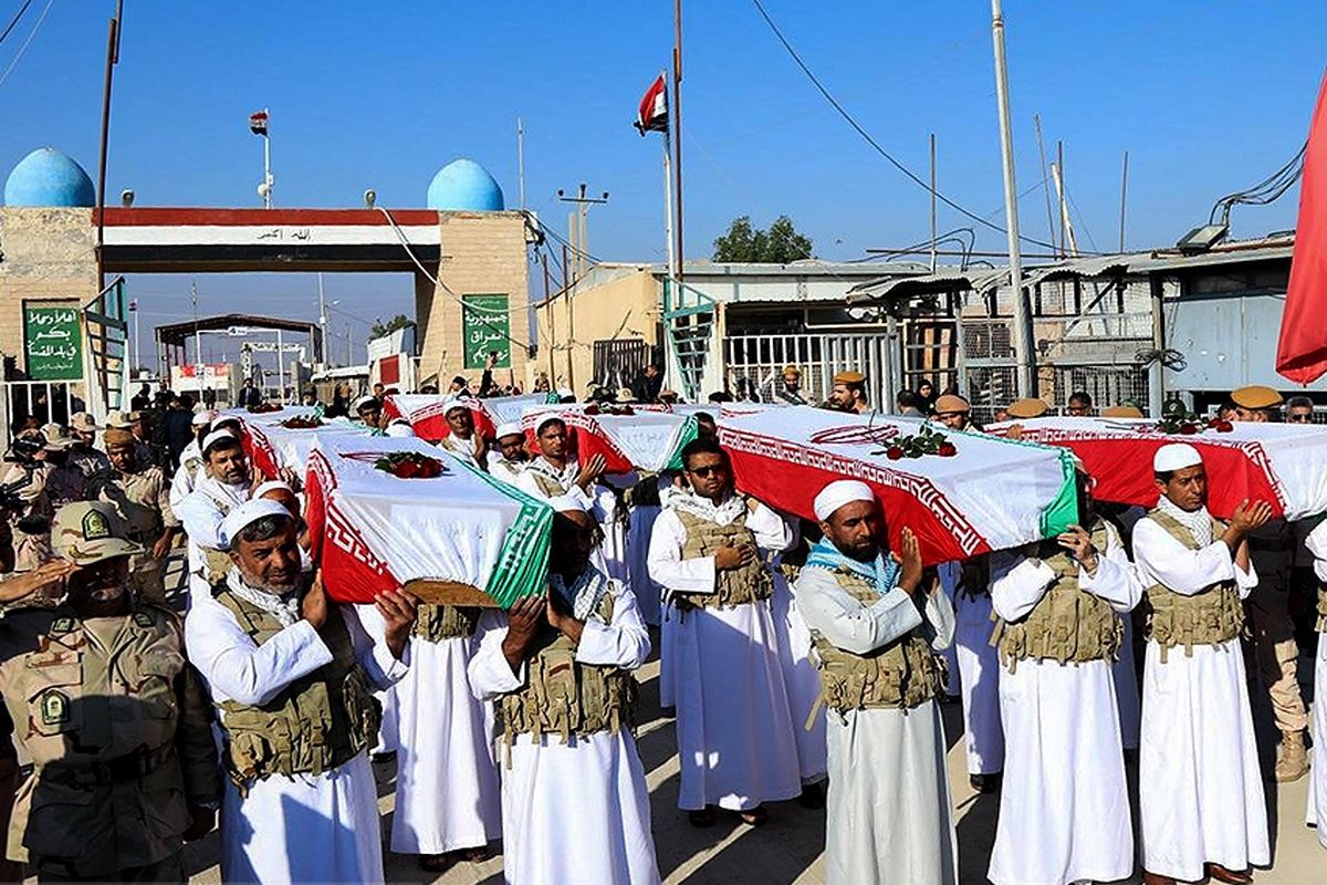 پیکر پاک ۱۶۷ شهید دوران دفاع مقدس از مرز شلمچه وارد کشور می شود