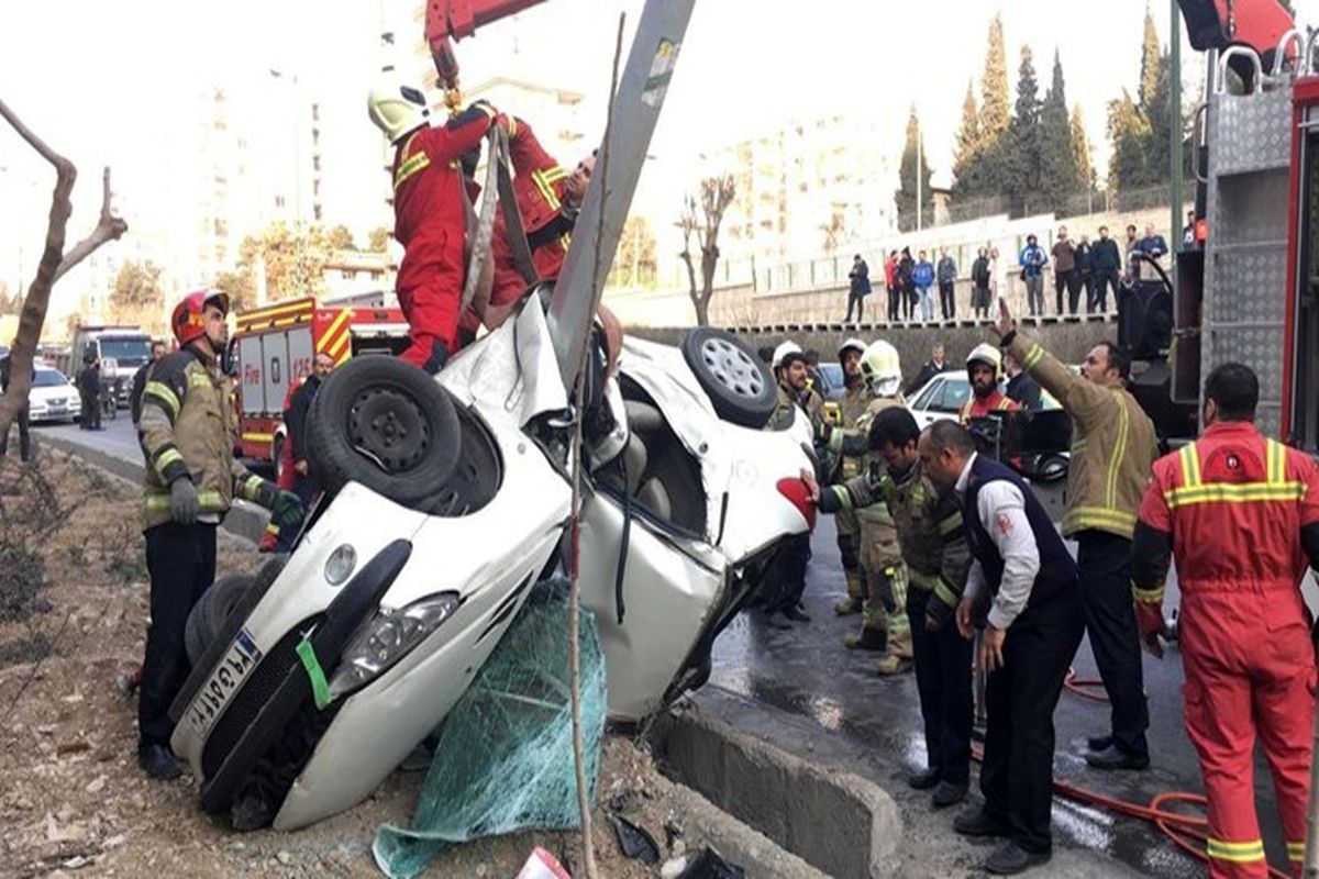 مرگ ۳ تن در حادثه مرگبار در محور میانه - ترک