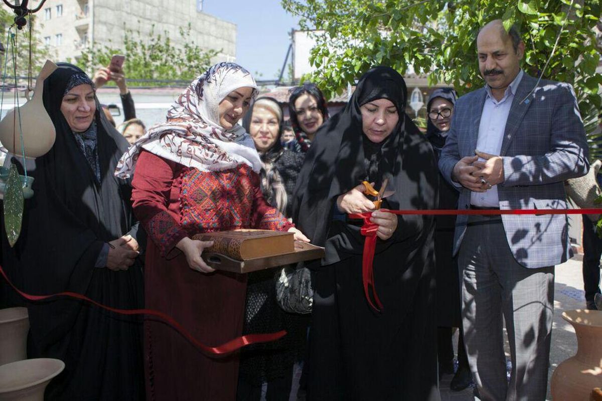 افتتاح اولین باغ مدرسه سفال ایران