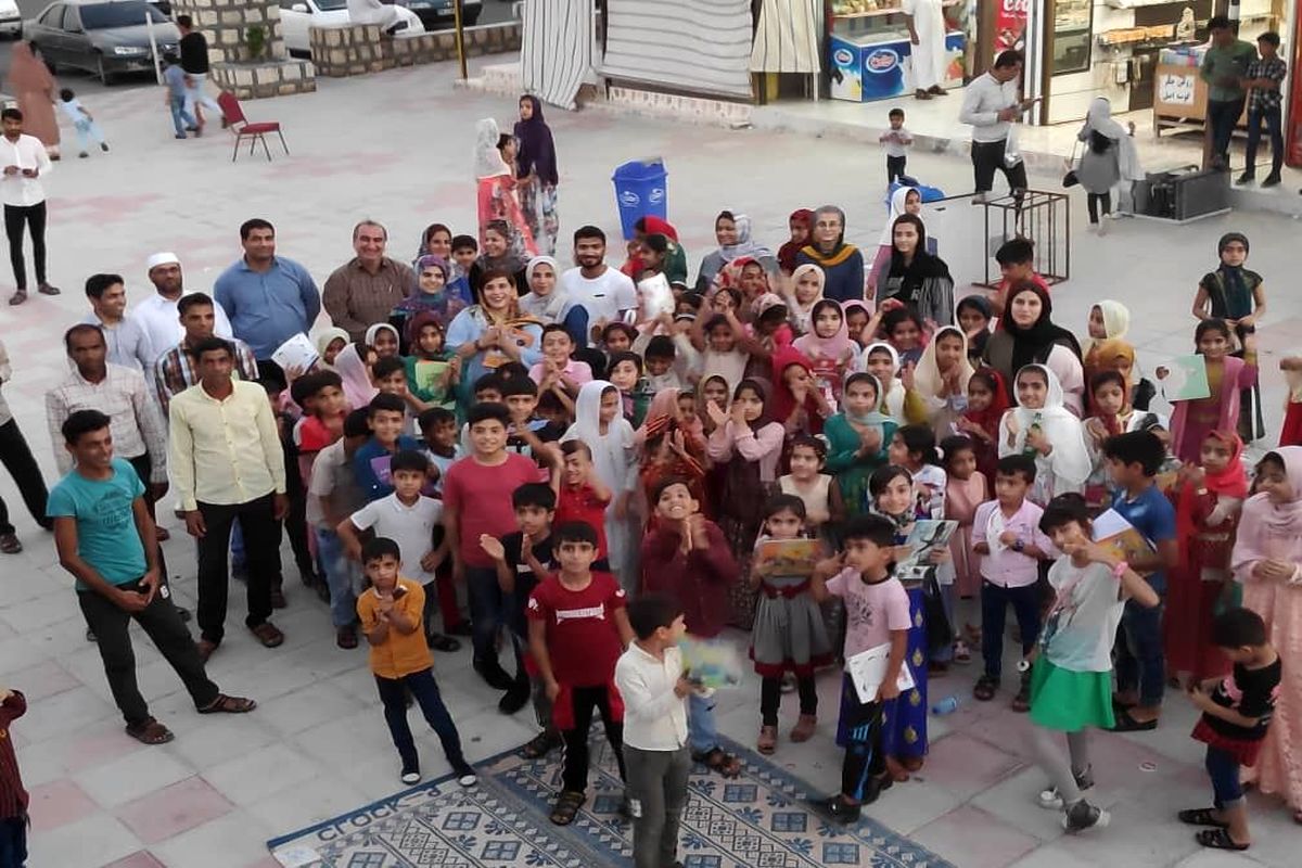 حضور چشم گیر کودکان و نوجوانان روستای سهیلی قشم، در سیزدهمین جشنواره هنرمند درون من 