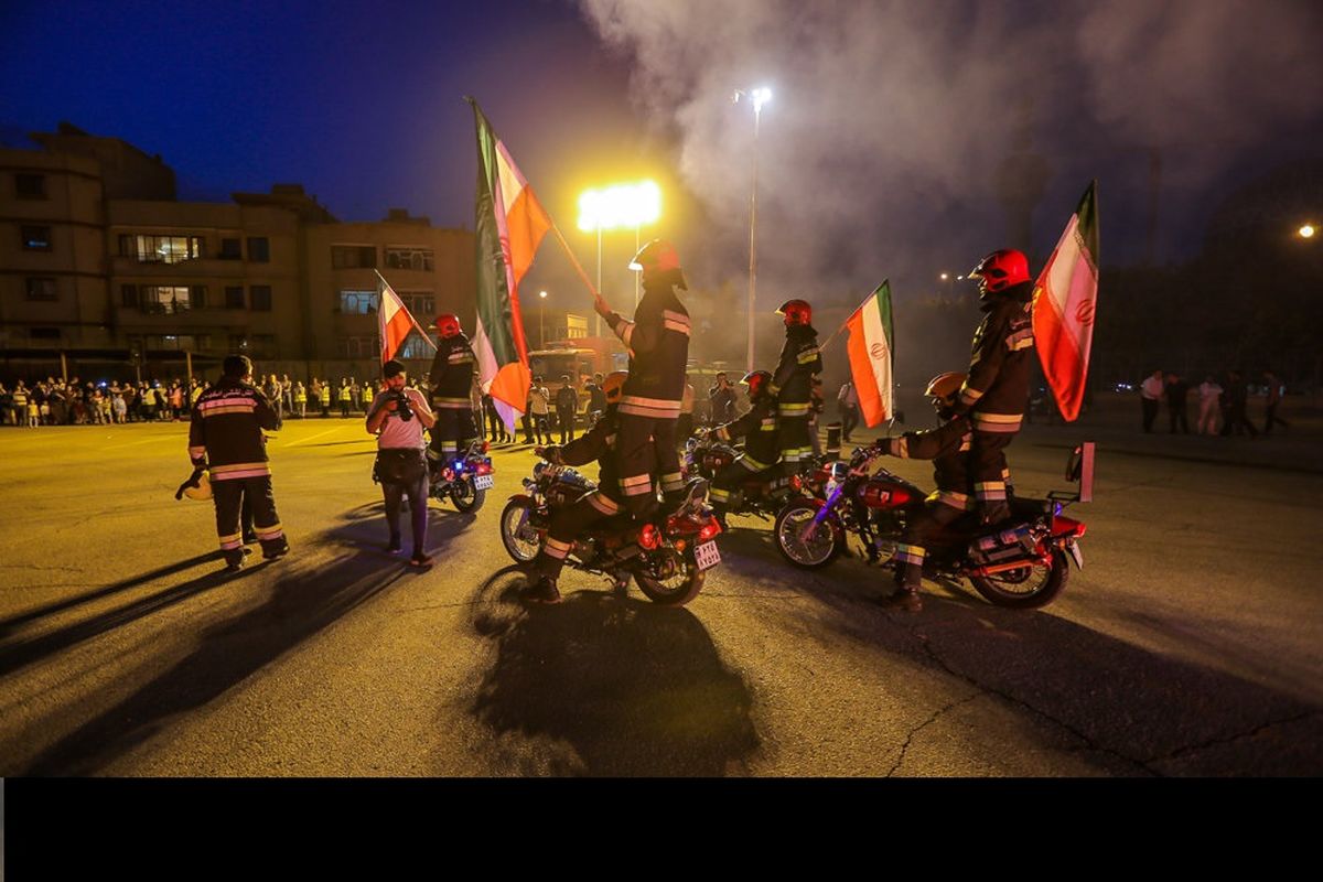 برگزاری مانور بزرگ سازمان آتش نشانی اصفهان با حضور ۲۰۰ آتش نشان