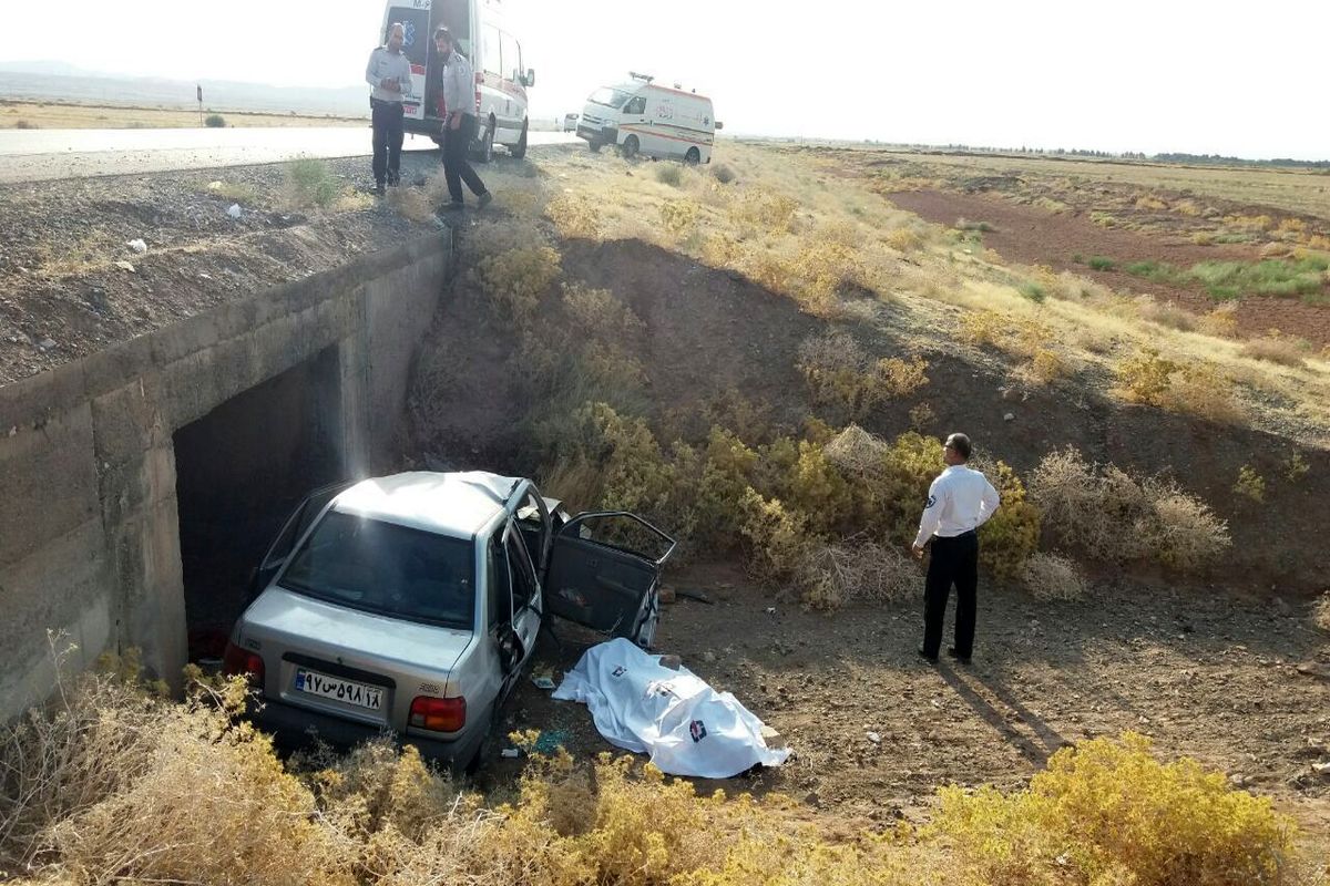 واژگونی خودرو در سبزوار یک کشته بر جای گذاشت