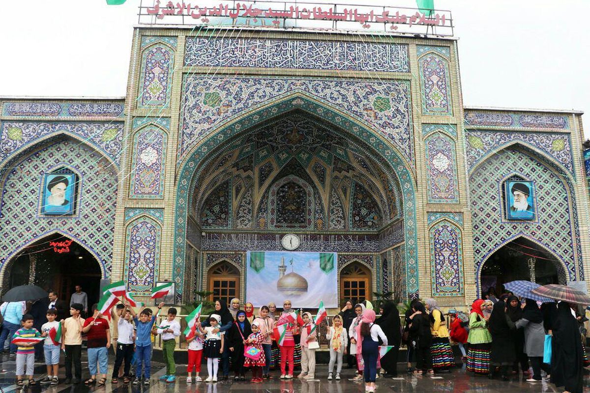 میزبانی سلطان جلال‌الدّین اشرف از جشن میلاد برادر