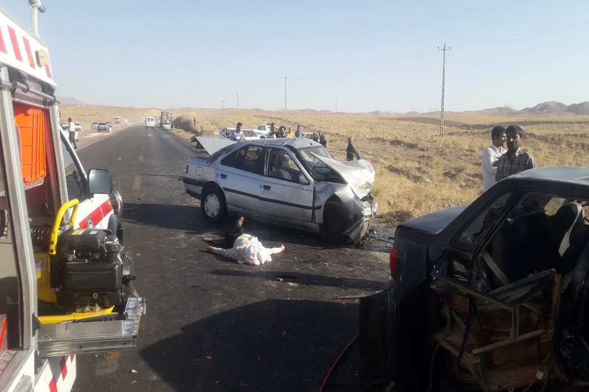 ۳فوتی و ۲ مصدوم در حادثه رانندگی جاده آرین شهر