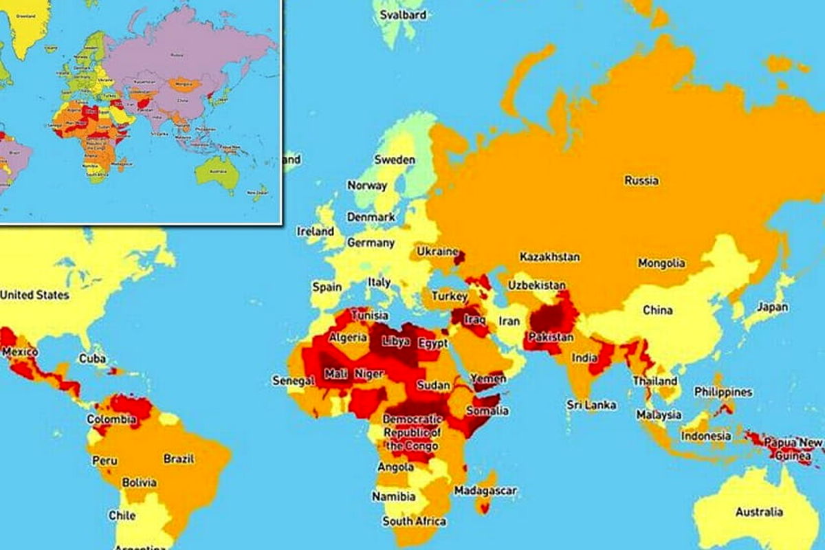 امن‌ترین و ناامن‌ترین کشورهای جهان برای سفر در سال ۲۰۲۰ را بشناسید!