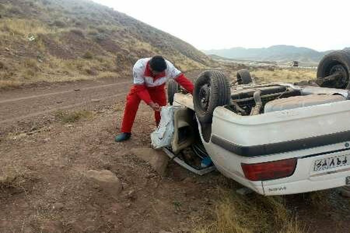 واژگونی پژو پارس در ایلام یک کشته بر جای گذاشت