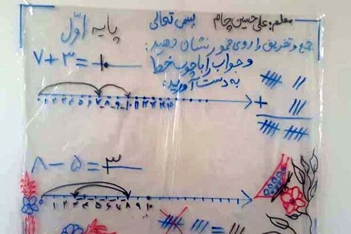 راهکار جالب یک معلم برای رفع مشکل اینترنت نداشتن دانش آموزانش